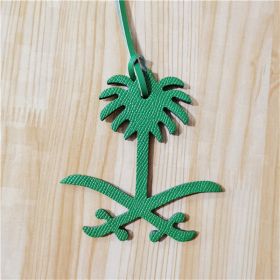 Saudi Coconut Tree Shape Handbag Pendant Package PU Leather Bag Upper