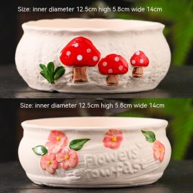 Large Succulent Flower Pot Ceramic