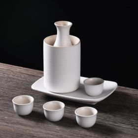 Japanese Style Wine-warmer Sake Set Gift Set Small Wine Pot Ceramic Restaurant Wine Set Ceramic