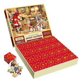 24 Grid Christmas Advent Calendar 1008 Pieces Christmas Puzzle