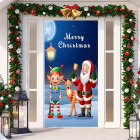 Christmas Festival Door Set Decorative Cloth