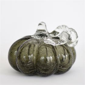 Colorful Glass Art Pumpkin Ornaments American Country Home Decoration