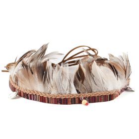 Creative Handmade Accessories Men's And Women's Hatband Accessories Belt Headband Decorative Feather Ribbon Rope Accessories