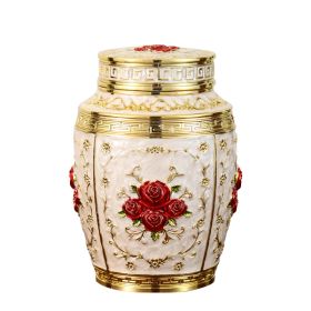 Household High-end Sealed Large Capacity Tea Caddy Crafts Ornaments