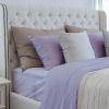 Luxurious Viscose from 100% Bamboo 4-Piece Sheet Set, Oeko-TEX Certified, King - Amethyst