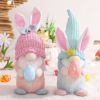 2Pcs Easter Decorations; Gnome Plush Doll Easter Gifts