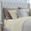 Luxurious Viscose from 100% Bamboo 4-Piece sheet Set , Oeko-TEX Certified, Full - Cr√®me