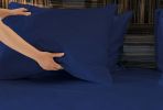 Luxurious Viscose from 100% Bamboo 4-Piece Sheet Set , Oeko-TEX Certified, Queen - Indigo