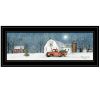 Trendy Decor 4U "Winter on The Farm" Framed Wall Art, Modern Home Decor Framed Print for Living Room, Bedroom & Farmhouse Wall Decoration by Billy Jac