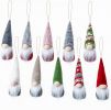 10PCS Christmas Gnome Ornament Handmade Hanging Santa Elf Doll Xmas Tree Decor