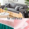 Lace Sofa Cover Two-tone Sofa Towel Modern Love Seat Sofa Slipcover Couch Cover; Grey Khaki