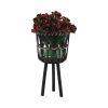 S/3 BAMBOO PLANTERS 11/13/15", BLACK