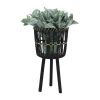 S/3 BAMBOO PLANTERS 11/13/15", BLACK