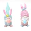 2Pcs Easter Decorations; Gnome Plush Doll Easter Gifts