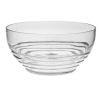 Designer Swirl Clear Acrylic Large Bowl, Break Resistant Premium Acrylic Round Serving Bowl for Party's, Snacks, or Salad Bowl, BPA Free