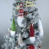 10PCS Christmas Gnome Ornament Handmade Hanging Santa Elf Doll Xmas Tree Decor