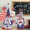 4th of July Gnomes Decorations for Home - 2 Pcs Handmade Swedish Tomte Gnomes Plush; Patriotic Gnomes for Memorial Day Decorations&Veterans Day&Indepe