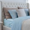 Luxurious Viscose from 100% Bamboo 4-Piece Sheet Set , Oeko-TEX Certified, Queen - Sky