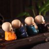 Creative 4 Little Monk Resin Ornaments; Desktop Decoration Crafts