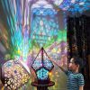 1pcs Bohemia Star Projector Lamp Large Floor Stand Colorful LED Desk Lamp Floor Lamp, Party Light, Mood Light, Fashion Light LED Rhombus Star Projecto