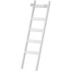 Blanket Ladder, 5 Tier Towel Racks with Shelf, Bamboo Blanket Holder, Decorative Blanket, Quilt, Towel, Scarf Ladder Shelves for Livingroom, Bedroom,