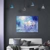 Framed Canvas Wall Art Decor Abstract Style Painting, Impressionism Lotus Painting Decoration For Office Living Room, Bedroom Decor-Ready To Hang