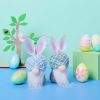 10Pcs Easter Hanging Bunny Gnomes Colorful Spring Bunny Plush Gnomes for Gifts