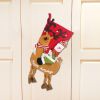 Christmas Stockings, 3D Plush Fireplace Hanging Stockings for Family Christmas Decoration