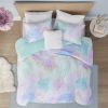 Cassiopeia Watercolor Tie Dye Printed Duvet Cover Set