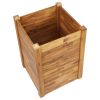 Garden Raised Bed 23.6"x23.6"x33.1" Solid Acacia Wood