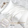 Silk Pillowcase for Hair and Skin;  22 Momme 100% 6A Soft Silk Pillow Case with Hidden Zipper;  600 Thread Count;  Dual Sided Silk Fabrics/Wood Pulp F