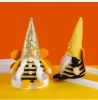 2PCS Bumble Bee Gnome Plush World Bee Day Decor Mr and Mrs Honeybee Spring Gnomes Plush Ornaments