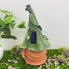 Solar Garden Outdoor Statues, Resin Gnome Statue Outdoor Decor