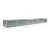 Garden Raised Bed Galvanized Steel 189"x31.5"x17.7" Gray