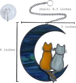 Cat Colorful Catcher Window Hanging Wall Art Modern Design Home Decoration