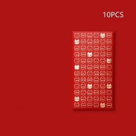 Creative Personality Bronzing Dragon Year Red Envelope (Option: Full Version Dragon-Thousand Yuan-10PCS)