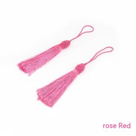 Screw Ball Tassel Material Kit Accessories (Option: Rose Red)