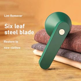 USB Rechargeable Electric Lint Remover Rechargeable, Electric Lint Remover For Clothing, Portable Electric Lint Remover Clothes Fluff Pellet Remover, (Color: Green)