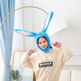 Bunny Ears Hat Headgear Photo Props (Option: Blue-Average Size)