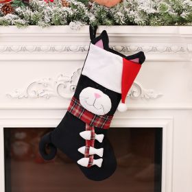 Christmas Daily Necessities Creative Cute Cartoon Christmas Stockings (Option: Cartoon Cat)