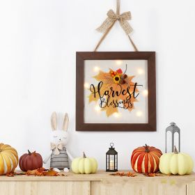 Light Wooden Decorative Photo Frame Home Decoration (Option: Maple Leaf)