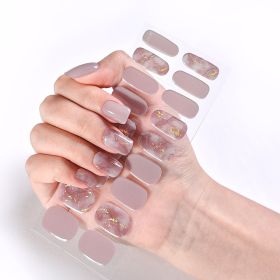 Removable Wear Nail Stickers Full Stickers (Option: JK211)