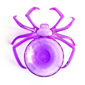 Qingdi Skull Spider Candy Plate Halloween Decorations (Option: Purple Spider)