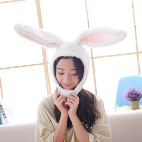 Bunny Ears Hat Headgear Photo Props (Option: White-Average Size)