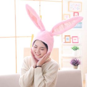 Bunny Ears Hat Headgear Photo Props (Option: Pink-Average Size)