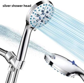 Multifunctional Shower With Pressurized Nozzle And Nozzle (Option: silver Type A)