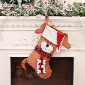 Christmas Daily Necessities Creative Cute Cartoon Christmas Stockings (Option: Cartoon Bear)