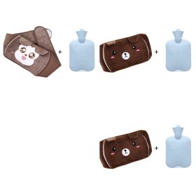 PVC Large Old-fashioned Water Injection Heat (Option: Pack35-With hot water bottle 3Sets)