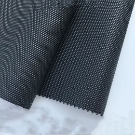 PVC Basketball Luggage Leather Scratch Resistant Oxford Cloth Bump Polka Dot Faux Leather (Option: Black-1yard)