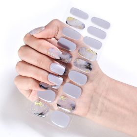 Removable Wear Nail Stickers Full Stickers (Option: JK206)